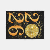 Happy New Years Vuurwerk 2026 Nieuwjaarsfeest Fleece Deken (Voorkant (Horizontaal))