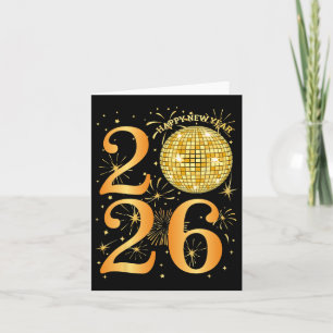 Happy New Years Vuurwerk 2026 Nieuwjaarsfeest Kaart