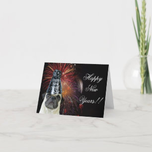 Happy New Years zet briefkaart