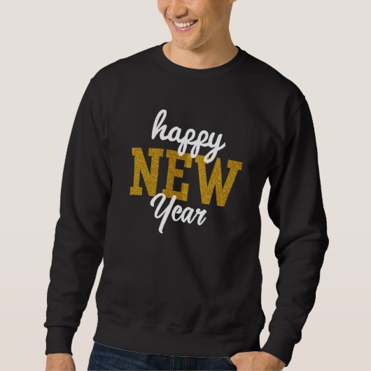 Happy New YearT-Shirt Trui (Voorkant)