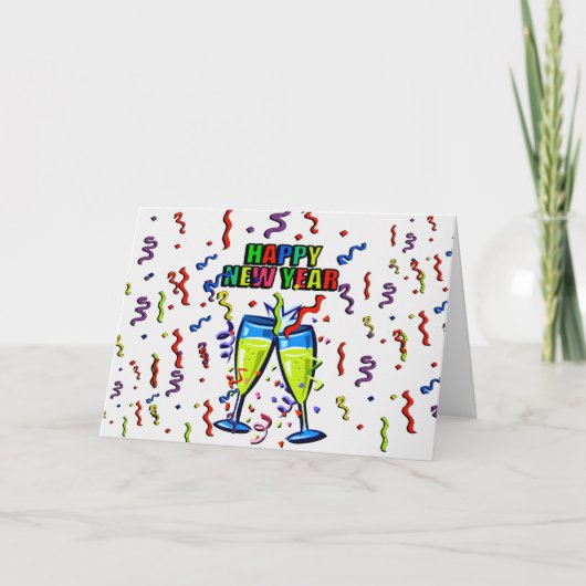 Happy Nieuwjaar Day_Kaart Feestdagen Kaart (Voorkant)