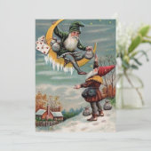  Happy Nieuwjaar Gnomen Feestdagenkaart (Staand voorkant)