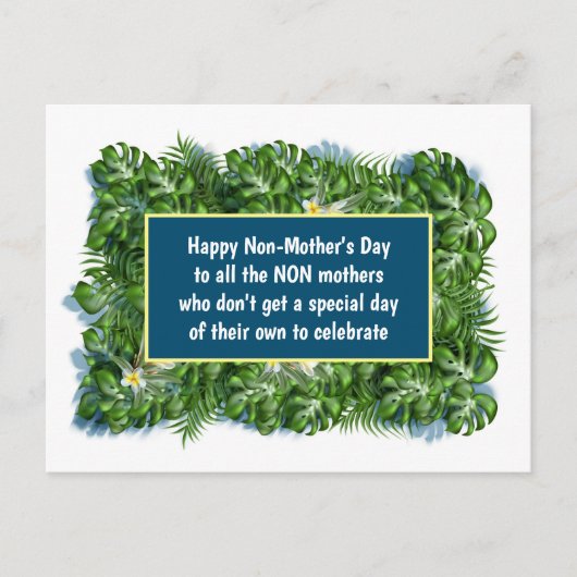 Happy Non-Moederdag grappig Briefkaart (Voorkant)