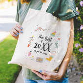 Happy Nordic Christmas Canvas tas