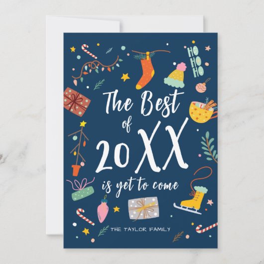 Happy Nordic Christmas Kaart (Voorkant)