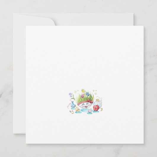 Happy Noroez Haft Sin grappige tafel Kaart (Achterkant)