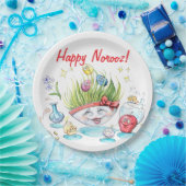 Happy Noroez Haft Sin grappige tafel Papieren Bordje (Feest)