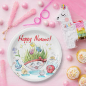 Happy Noroez Haft Sin grappige tafel Papieren Bordje (Feest)