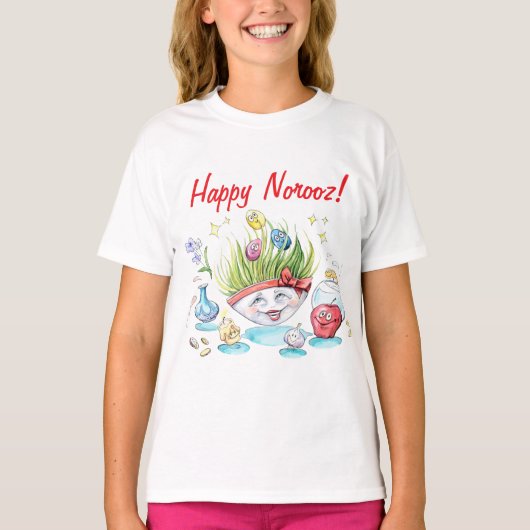Happy Noroez Haft Sin grappige tafel T-shirt (Voorkant)