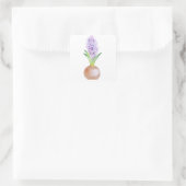 Happy Noroez Hyacinth Vierkante Sticker (Tas)