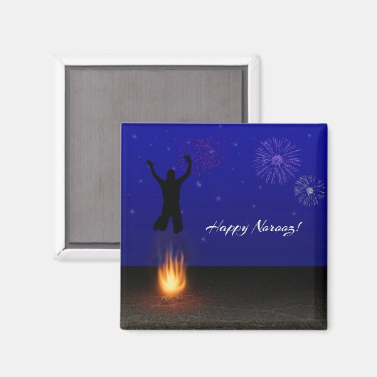 Happy Norooz Chahar-Shanbeh-Suri Magneet (Voorkant / Achterkant)
