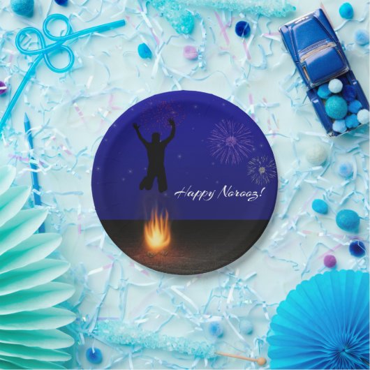 Happy Norooz Chahar-Shanbeh-Suri Papieren Bordje (Feest)