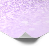 Happy Norooz Lovely Paarse Hyacinth Heart Bouquet Poster (Hoek)