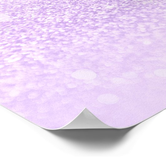 Happy Norooz Lovely Paarse Hyacinth Heart Bouquet Poster (Hoek)