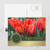 Happy Norooz. Perzisch nieuwjaar Briefkaarten (Voorkant / Achterkant)