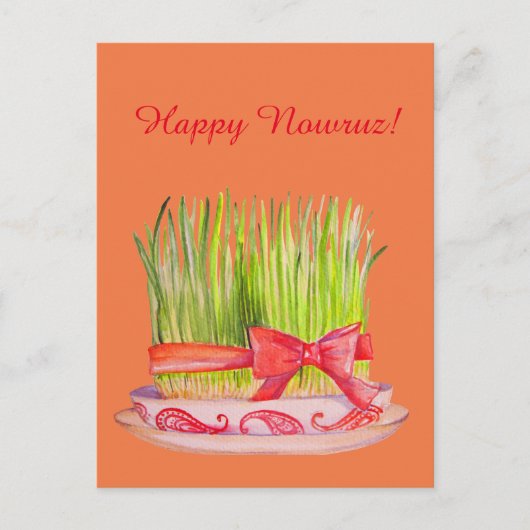 Happy Norooz Sabzeh Briefkaart (Voorkant)