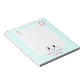 Happy Notes Blue: Kawaii Notitieblok (Schuin)
