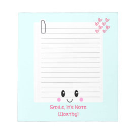 Happy Notes Blue: Kawaii Notitieblok