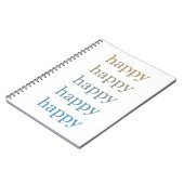 Happy Notitieboek (Linkerzijde)