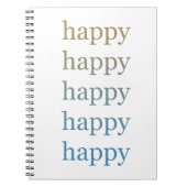 Happy Notitieboek (Voorkant)