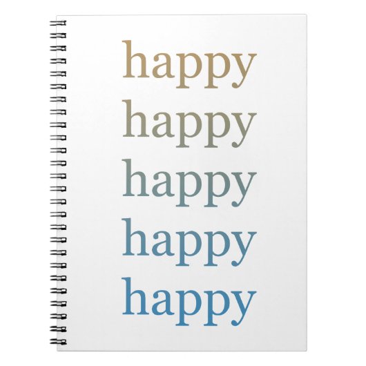 Happy Notitieboek (Voorkant)