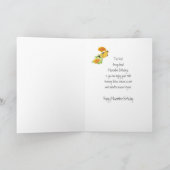 Happy November-dag Humor Garden Bird Art Feestdagen Kaart (Binnen)