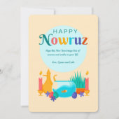 Happy Nowruz Feestdagenkaart (Voorkant)