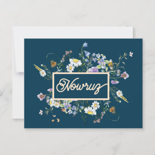 Happy Nowruz Floral Briefkaart