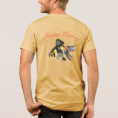 Happy Nowruz Goldfish Tri-Blend Shirt (Achterkant)