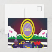 Happy Nowruz nieuwjaar Briefkaart (Voorkant / Achterkant)