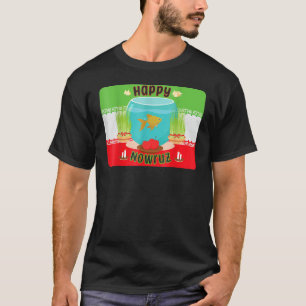 Happy Nowruz persian nieuw jaar 2022 Goldfish Iran T-shirt
