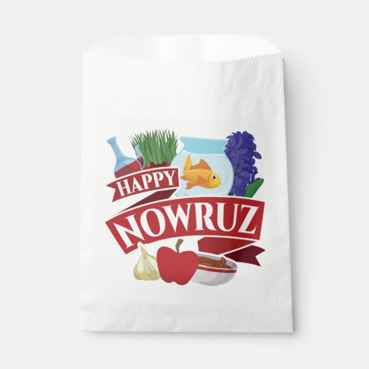 Happy Nowruz Persian Nieuwjaar Bedankzakje (Voorkant)