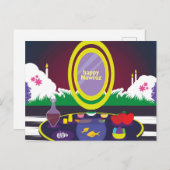 Happy Nowruz Persian Nieuwjaar Briefkaart (Voorkant / Achterkant)