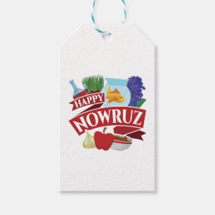 Happy Nowruz Persian Nieuwjaar Cadeaulabel