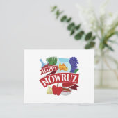 Happy Nowruz Persian Nieuwjaar Feestdagenkaart (Staand voorkant)