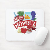 Happy Nowruz Persian Nieuwjaar Muismat (Met muis)