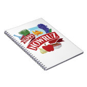 Happy Nowruz Persian Nieuwjaar Notitieboek (Rechterzijde)