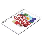 Happy Nowruz Persian Nieuwjaar Notitieboek (Linkerzijde)