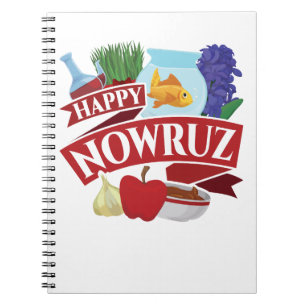 Happy Nowruz Persian Nieuwjaar Notitieboek