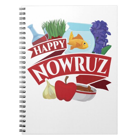 Happy Nowruz Persian Nieuwjaar Notitieboek (Voorkant)