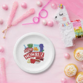 Happy Nowruz Persian Nieuwjaar Papieren Bordje (Feest)