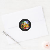 Happy Nowruz Persian Nieuwjaar Ronde Sticker (Envelop)