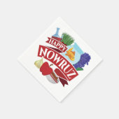 Happy Nowruz Persian Nieuwjaar Servet (Hoek)