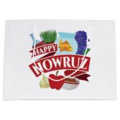 Happy Nowruz Persian nieuwjaarsfeestdag Groot Cadeauzakje (Voorkant)