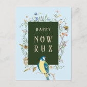 Happy Nowruz Songbird BLANK Briefkaart (Voorkant)
