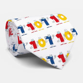 Happy Number 107 Stropdas (Opgerold)