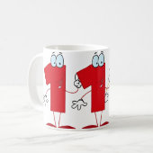 Happy Number 110 Koffiemok (Voorkant links)
