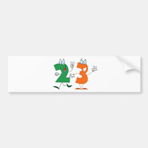 Happy Number 23 Bumpersticker