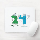 Happy Number 24 Muismat (Met muis)