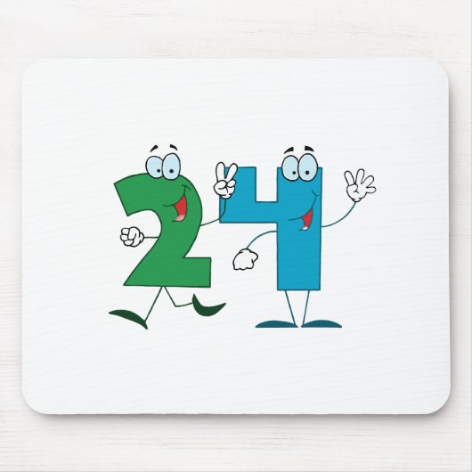 Happy Number 24 Muismat (Voorkant)